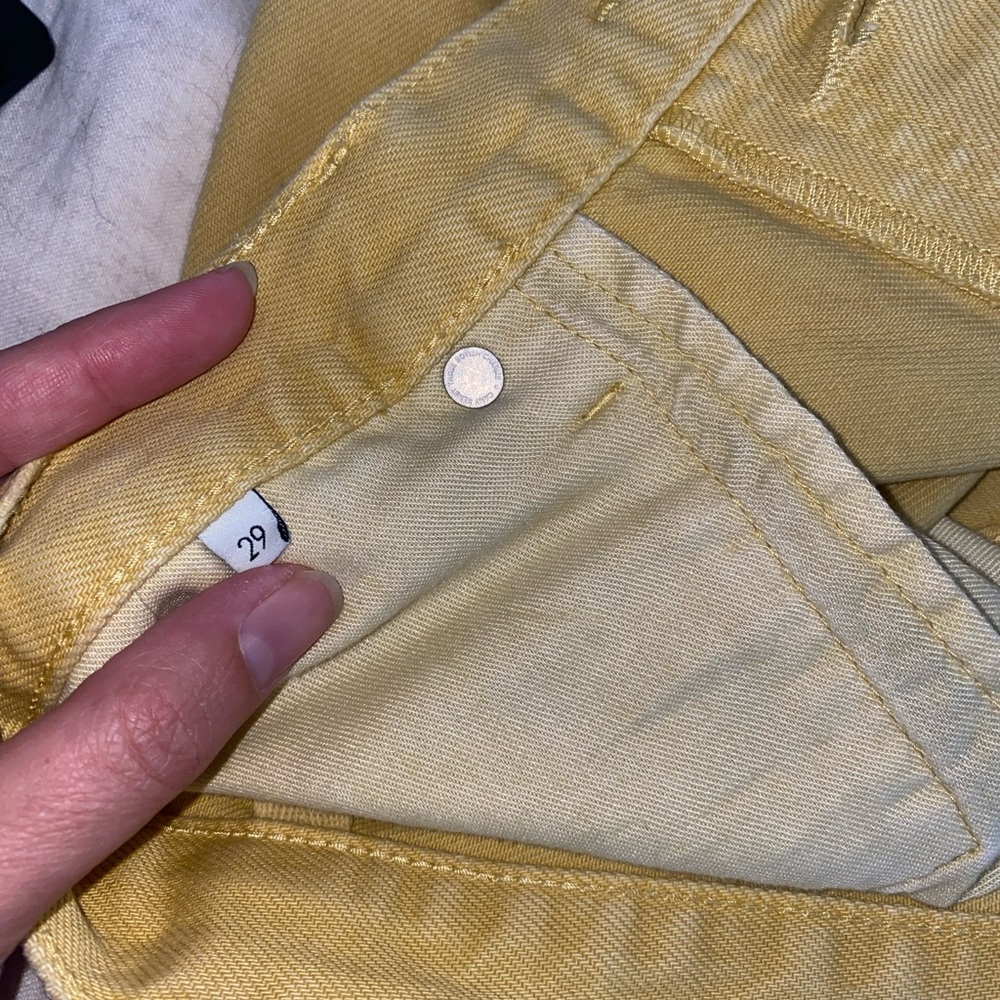 Boyish by HER yellow denim skirt, size 29 - Picture 6 of 7